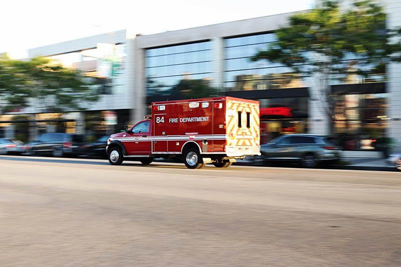 Granville Twp, PA - Firefighter Hospitalized After Collision at Grand & Third Sts